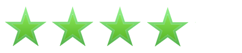 Positive Kundenbewertung mit vier Stars